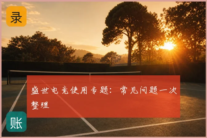 盛世电竞使用专题：常见问题一次整理